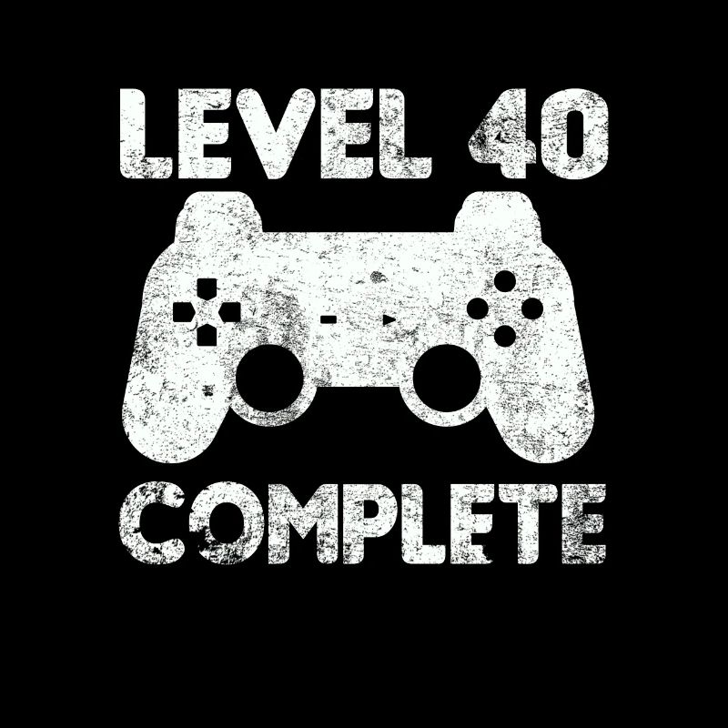Level 40 Complete 40. Geburtstag 1979