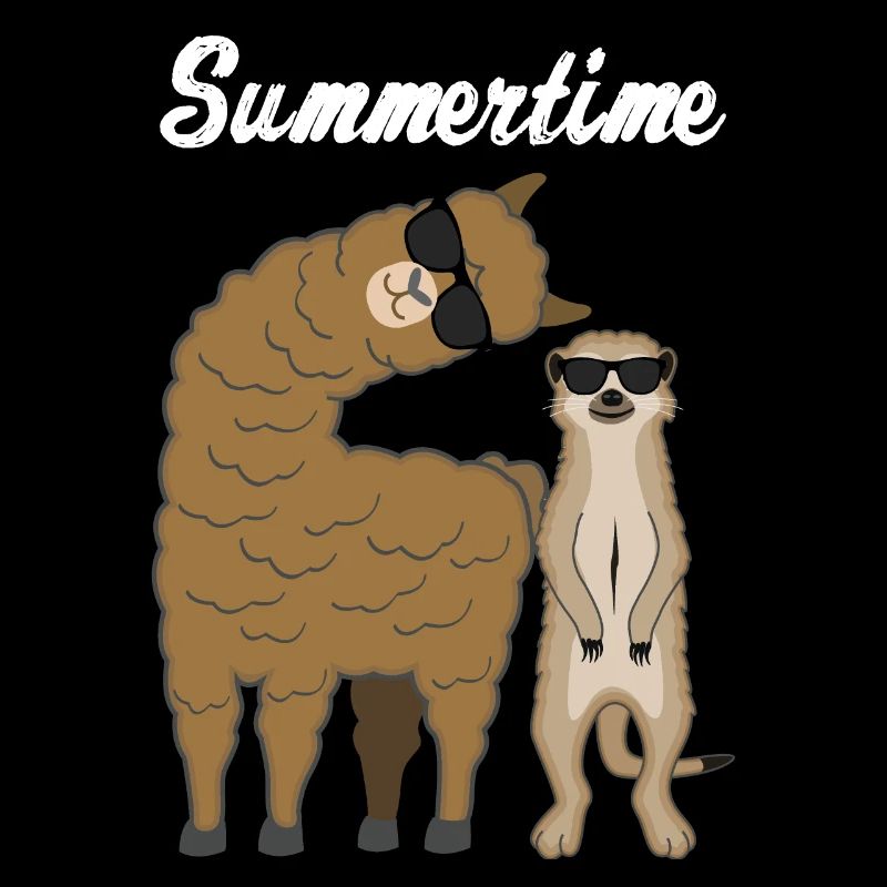 Été été lama suricate cadeau vacances