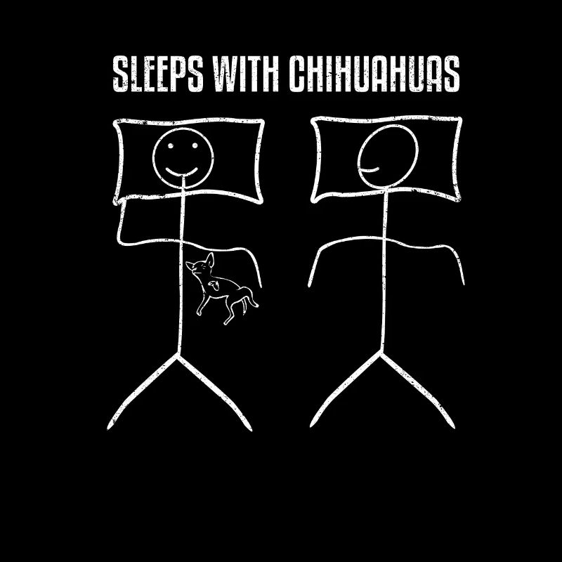 Dort avec des Chihuahuas