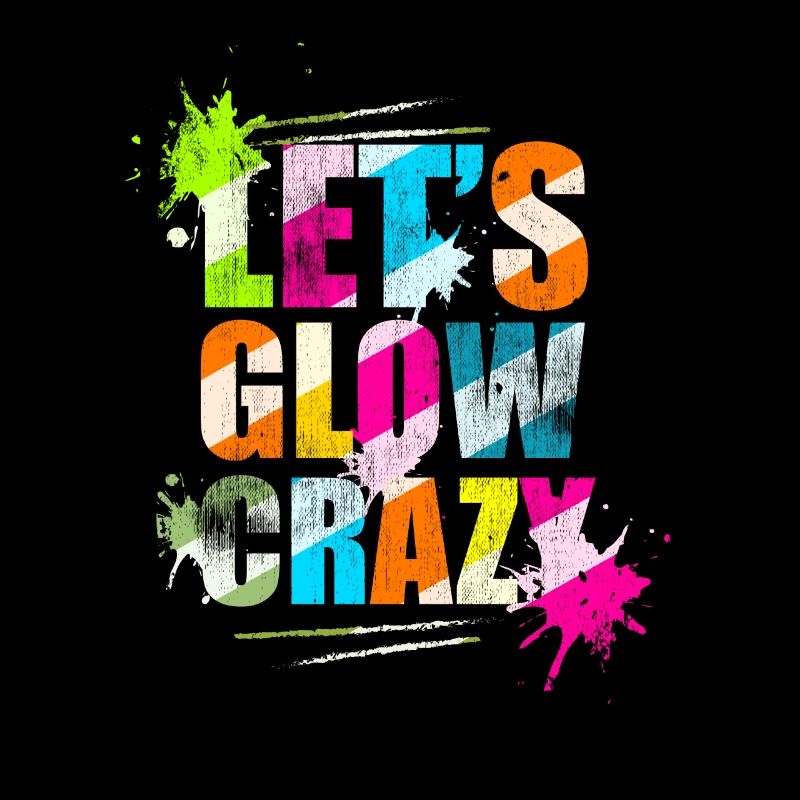 Let's Glow Crazy Retro Neon Party Light Rave