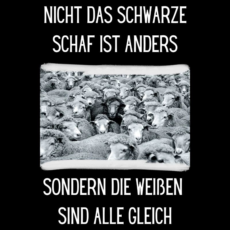 Sei anders - Schwarzes Schaf
