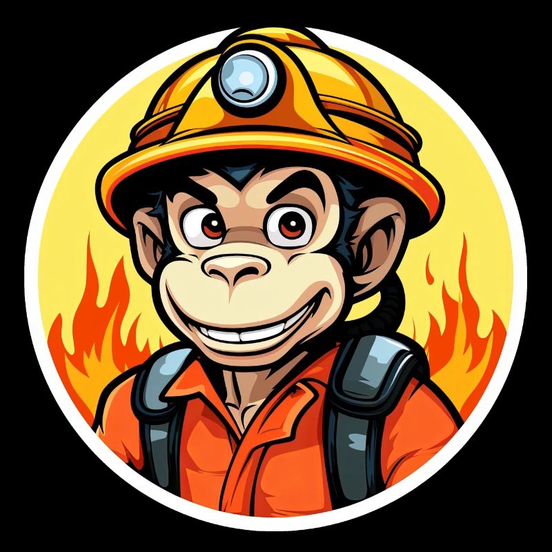 Feuerwehr Affe