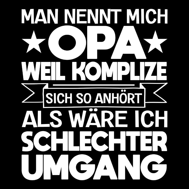 Opa und Enkel Bestes Team lustiger Spruch Großvati
