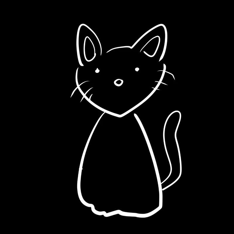 Katze Symbol Tier einfach