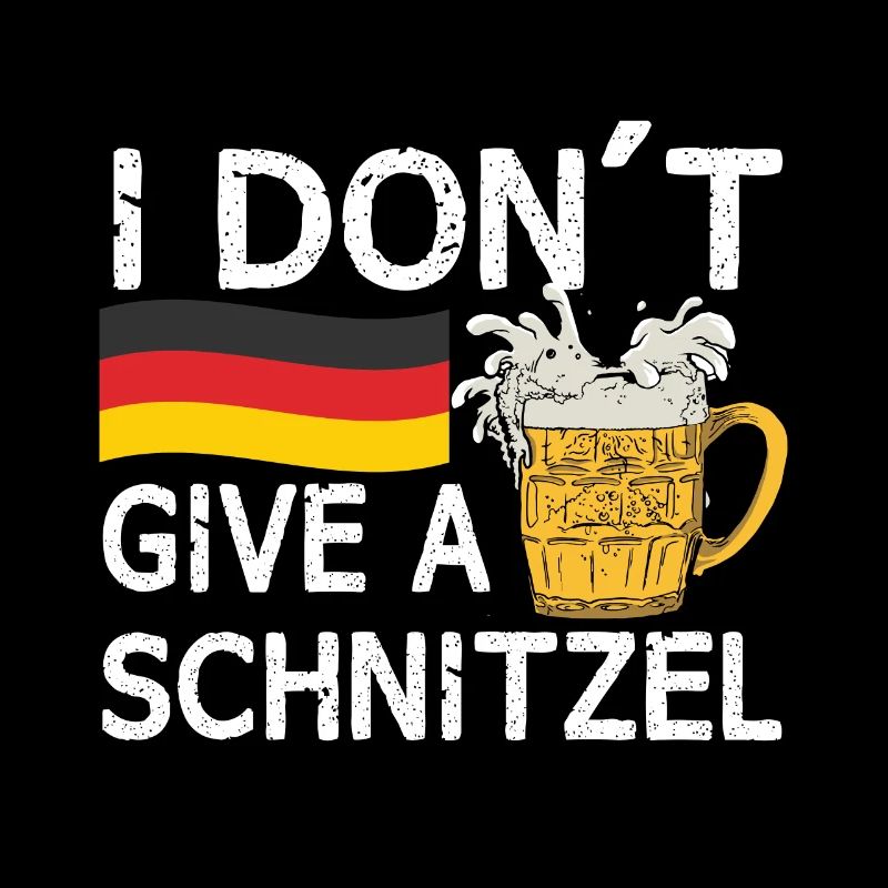 I Give No Schnitzel Funny German Quote