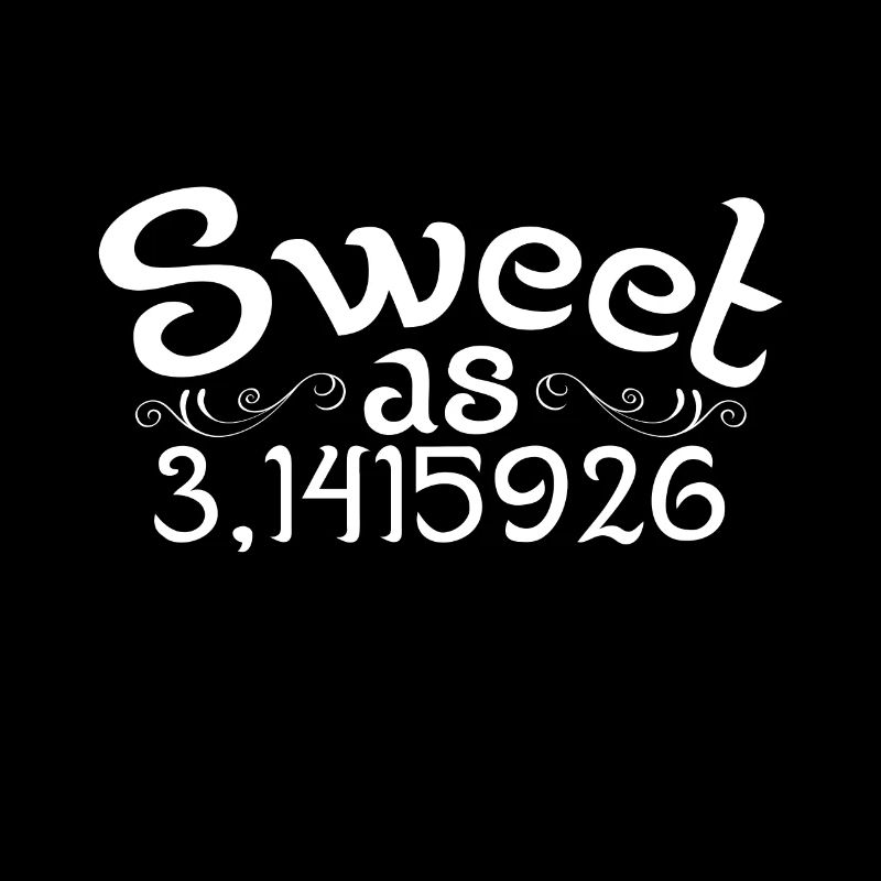 Sweet As Cake 3rd 1415926 Funny Math Science Geek