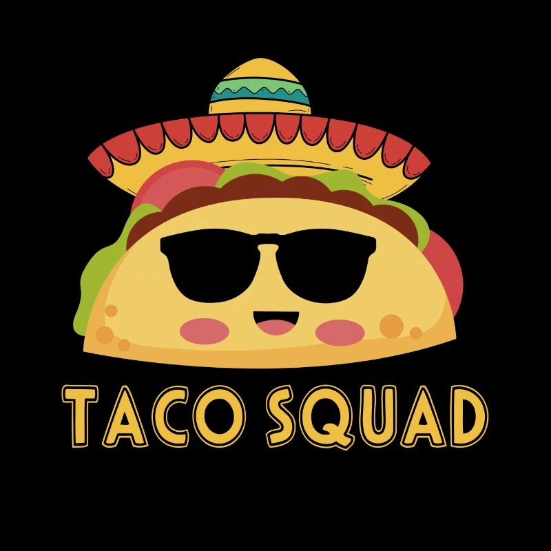 Cute Taco Squad Funny Mexican