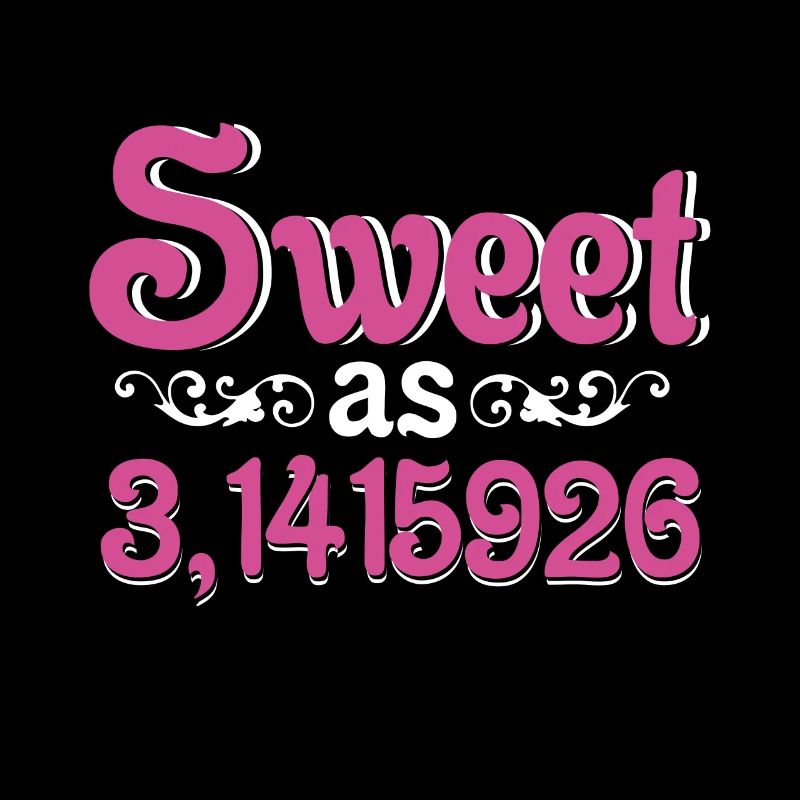 Sweet As Cake 3rd 1415926 Funny Math Science Geek