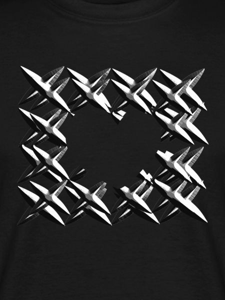 pattern cross net grey