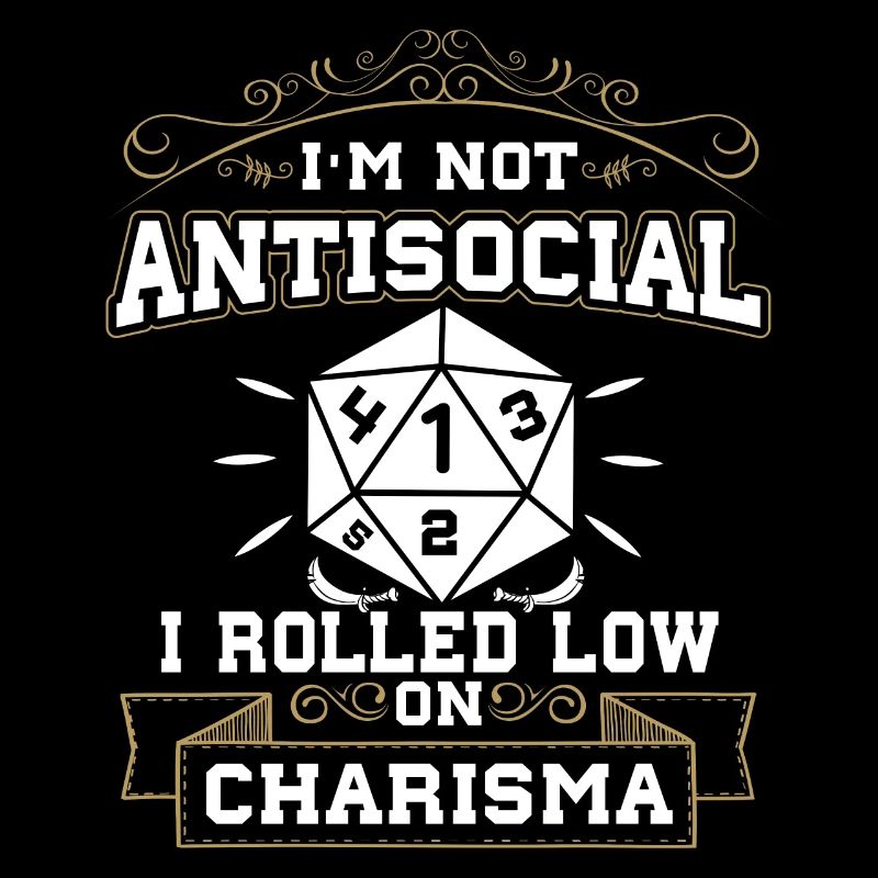 Pas antisocial, j’ai roulé avec un faible charisme