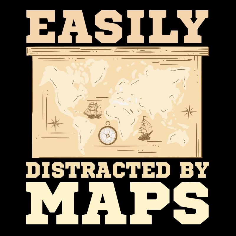 Easily distracted by maps geography mapping