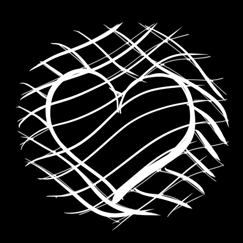 crosses pattern cross heart symbol shape