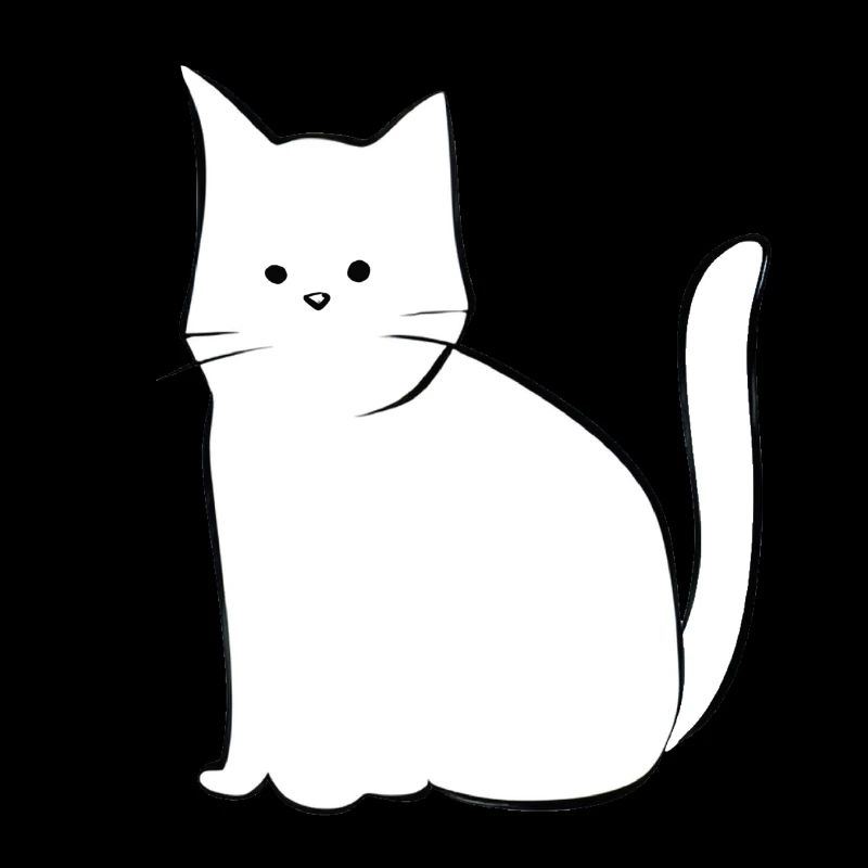 Katze Symbol Tier einfach