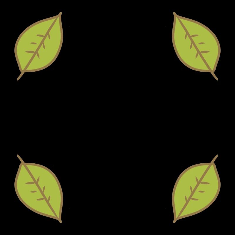 Leaf Leaves Frame Green Shape Nature