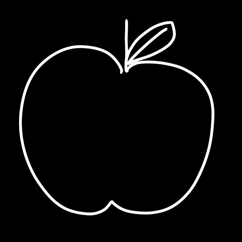 Forme du symbole de la pomme