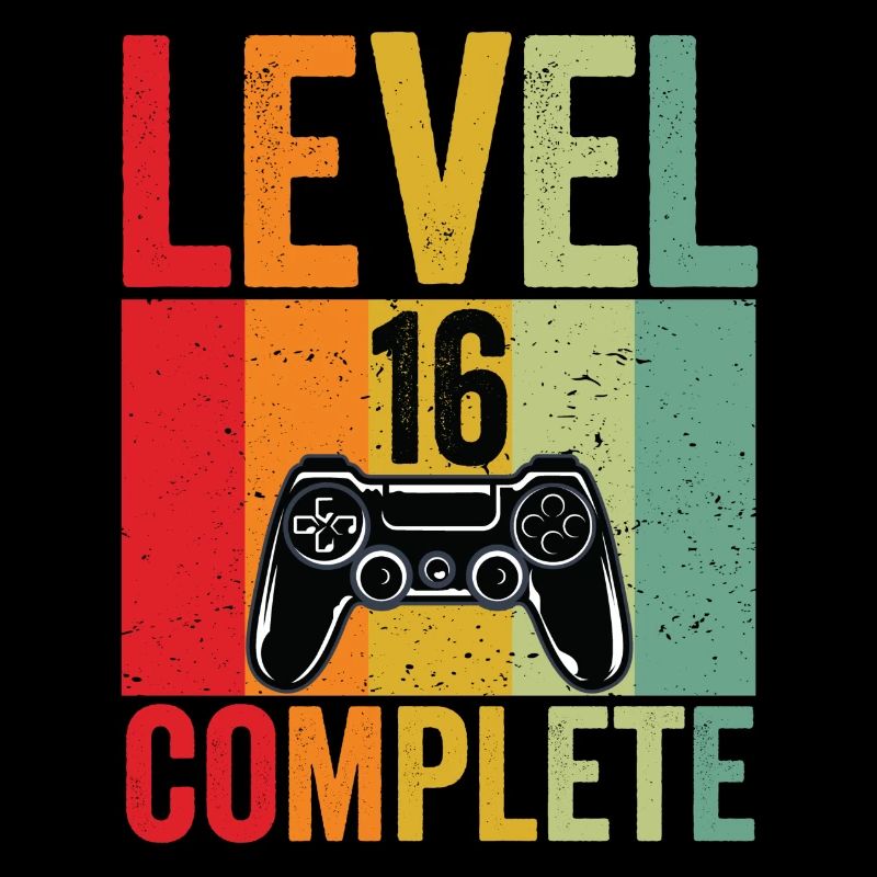 16 ans 16 ans Gamer Level 16 Complete