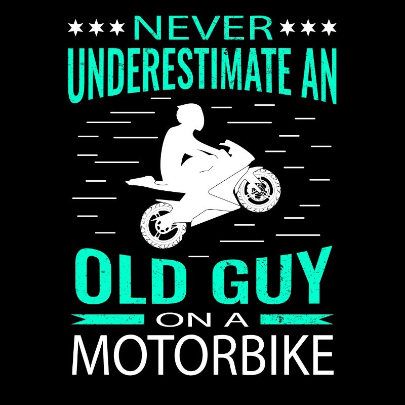 Never underestimate an old guy on a motorbike