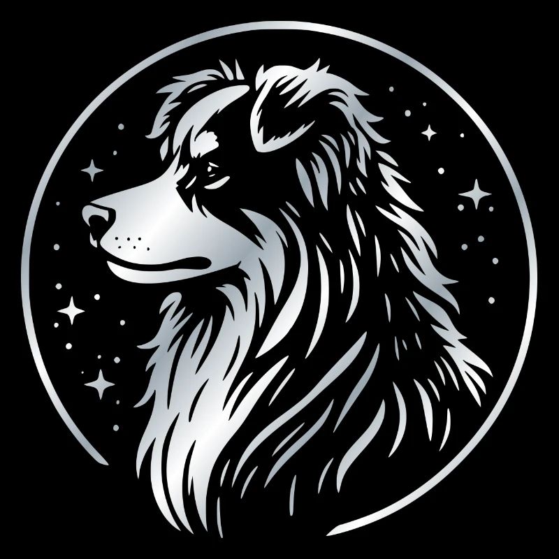 Chien de rêve Aussie argent