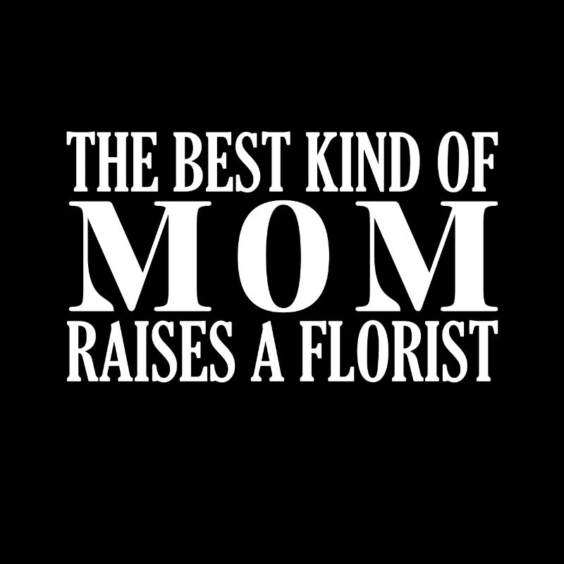 La meilleure mère élève un fleuriste