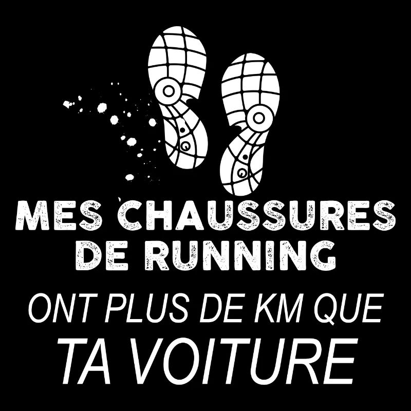 Course à pied idée cadeau humour citation