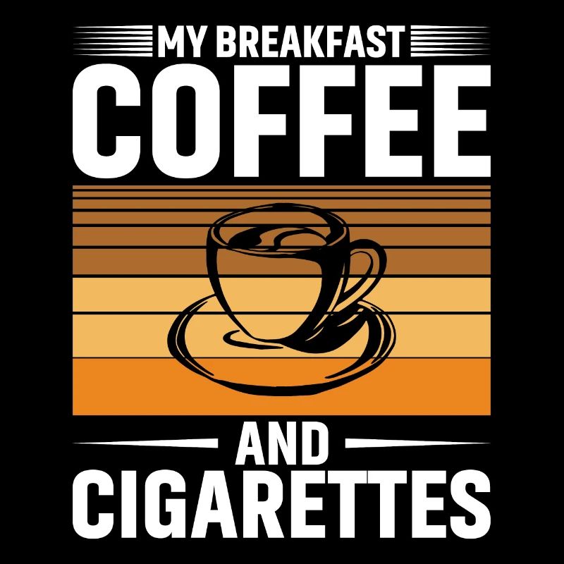 My breakfast: coffee and cigarettes