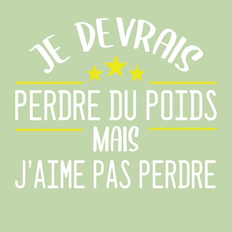 Je devrais perdre du poids, mais j'aime pas perdre