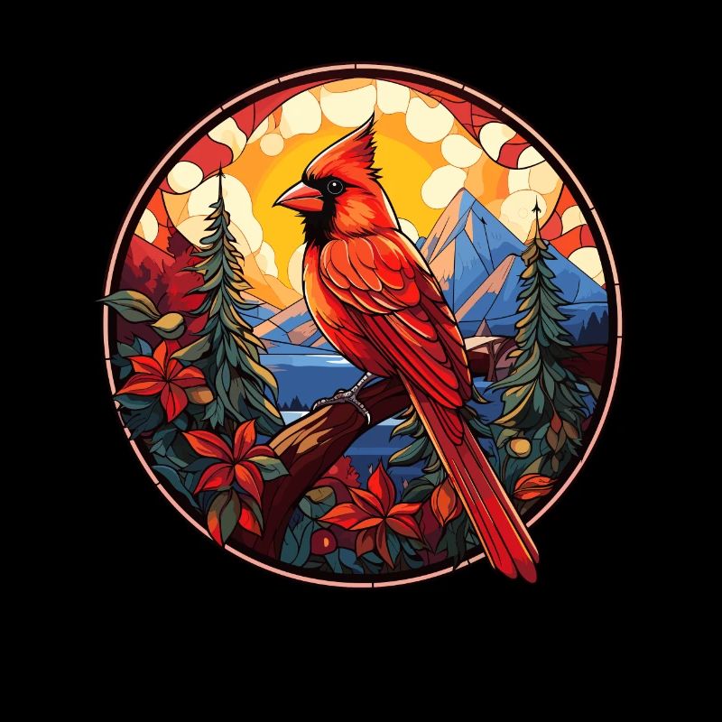 Red Cardinal Vogel