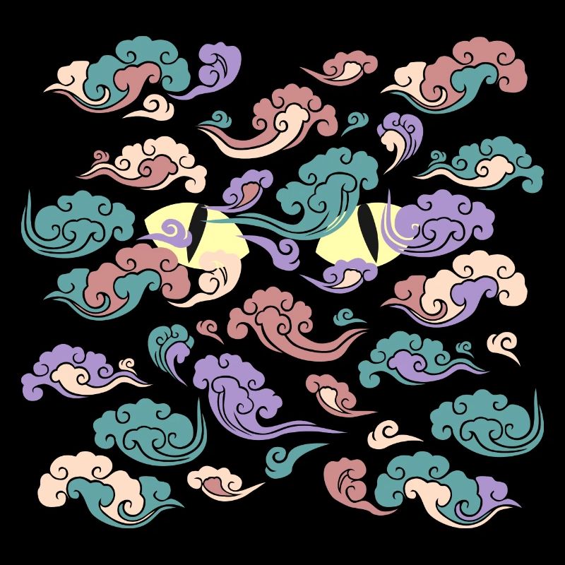Japanese wind clouds