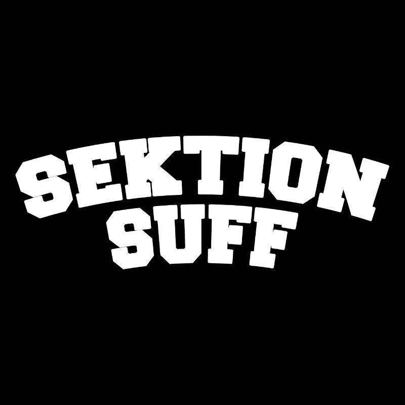 Section Suff lettrage courbé