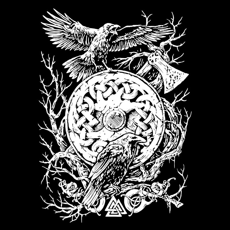 Vikings, Corbeaux d’Odin, Hugin et Munin
