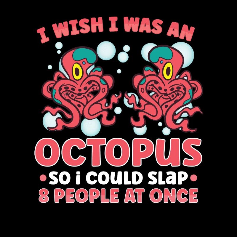 Octopus Marine Animals Sea Creature Squid Gift