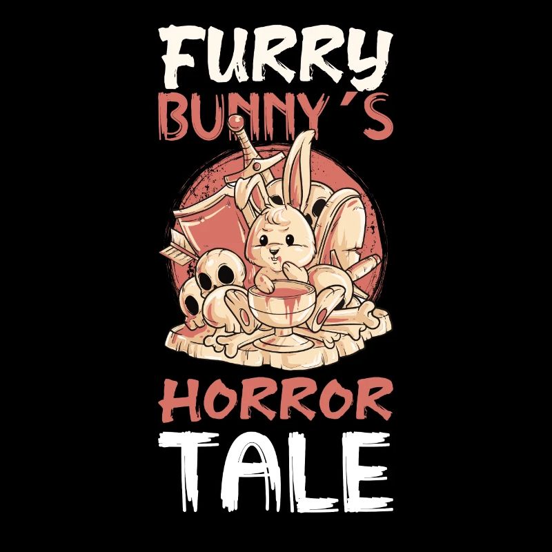 Horror Rabbit Murder Horror Movie Fan Goth Gothic