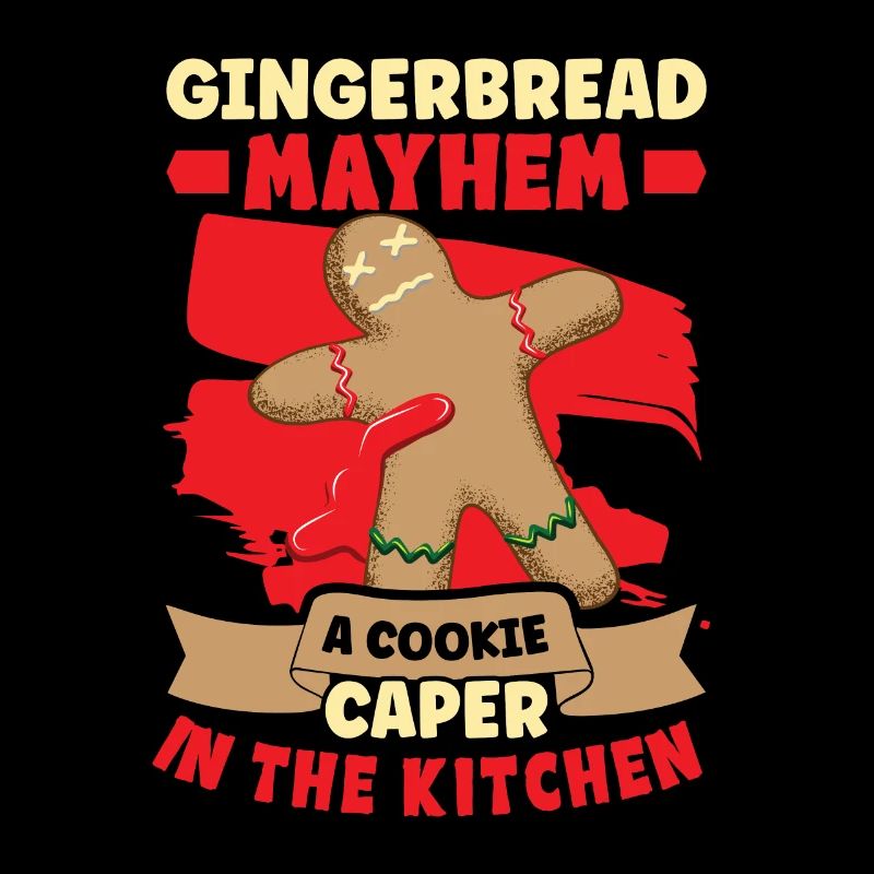 Christmas Gingerbread bakery Kitchen Crime Scene