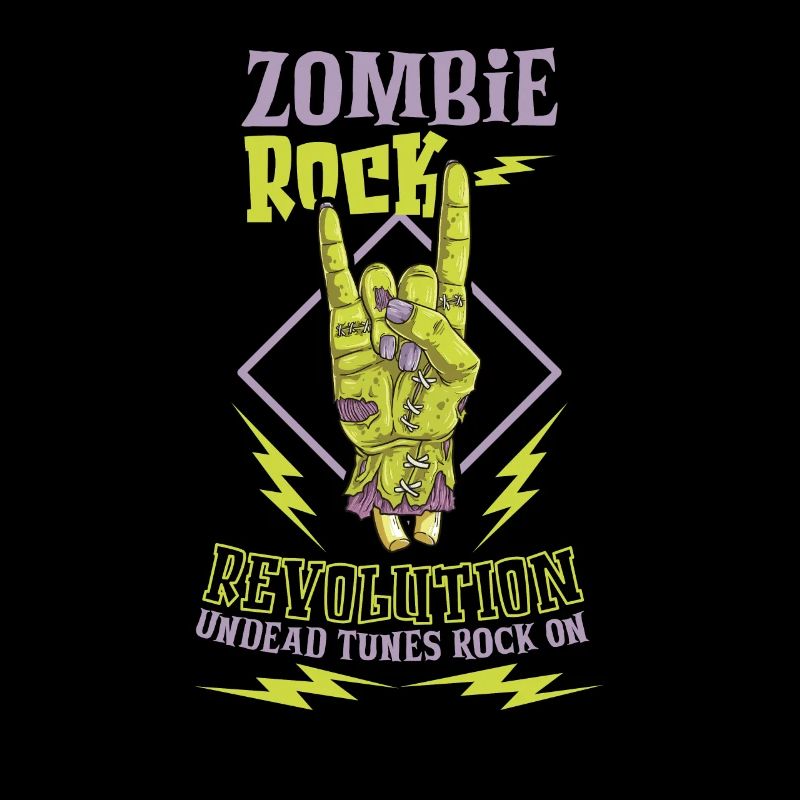 Zombie Rock'n Roll Horror Rock Headbanging Rock