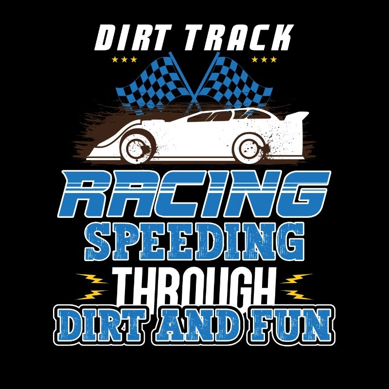 Dirt Track Racing Course rapide et sale Course de fans de course