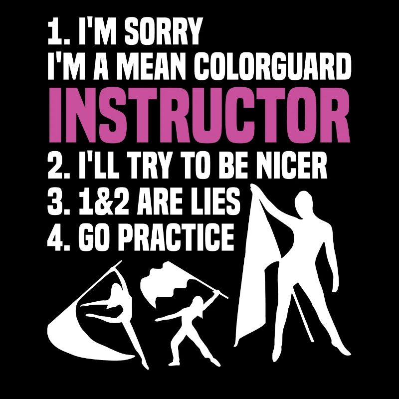 Winter Guard Instructor Colorguard Captain Gift