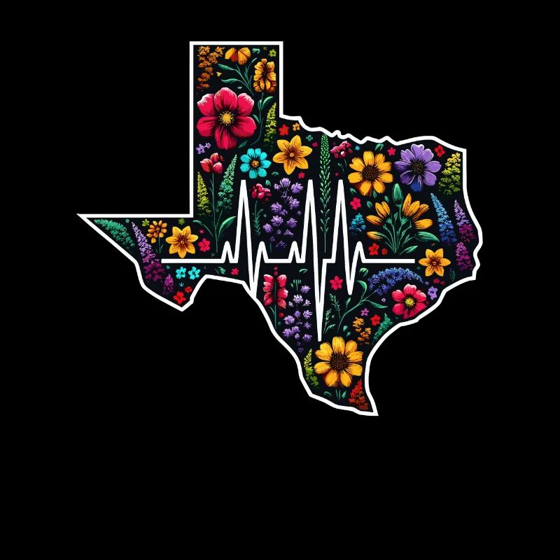 Texas Fleurs sauvages Saison Champs Fleurs Texas