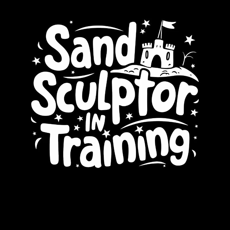 Sculpteurs de sable professionnels sur la plage du