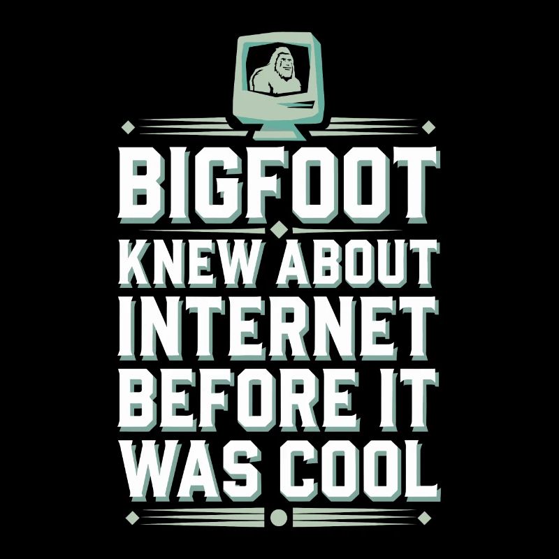 Bigfoot croyant Sasquatch Cryptide Créature de la forêt