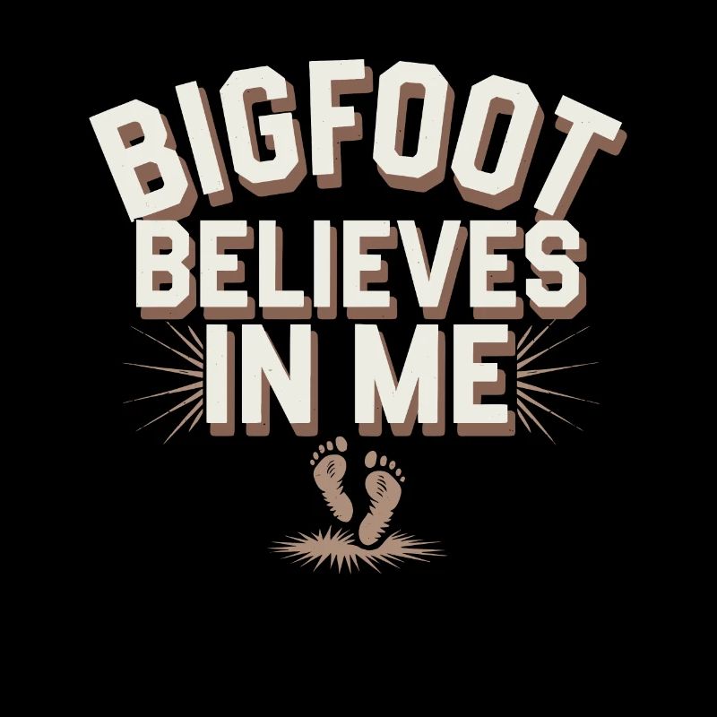 Bigfoot croyant Sasquatch Cryptide Créature de la forêt