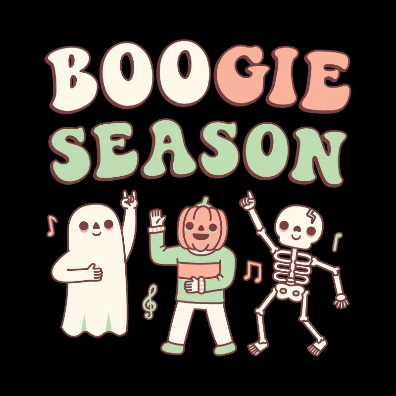 Boogie Season Ghost, Jack O Lantern, Skeleton