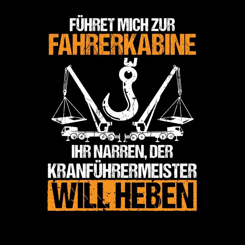 Der Kranführermeister will heben