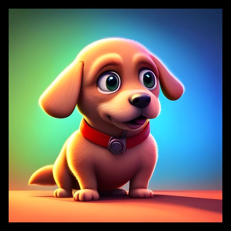 ADORABLE PETIT CHIEN JOYEUX