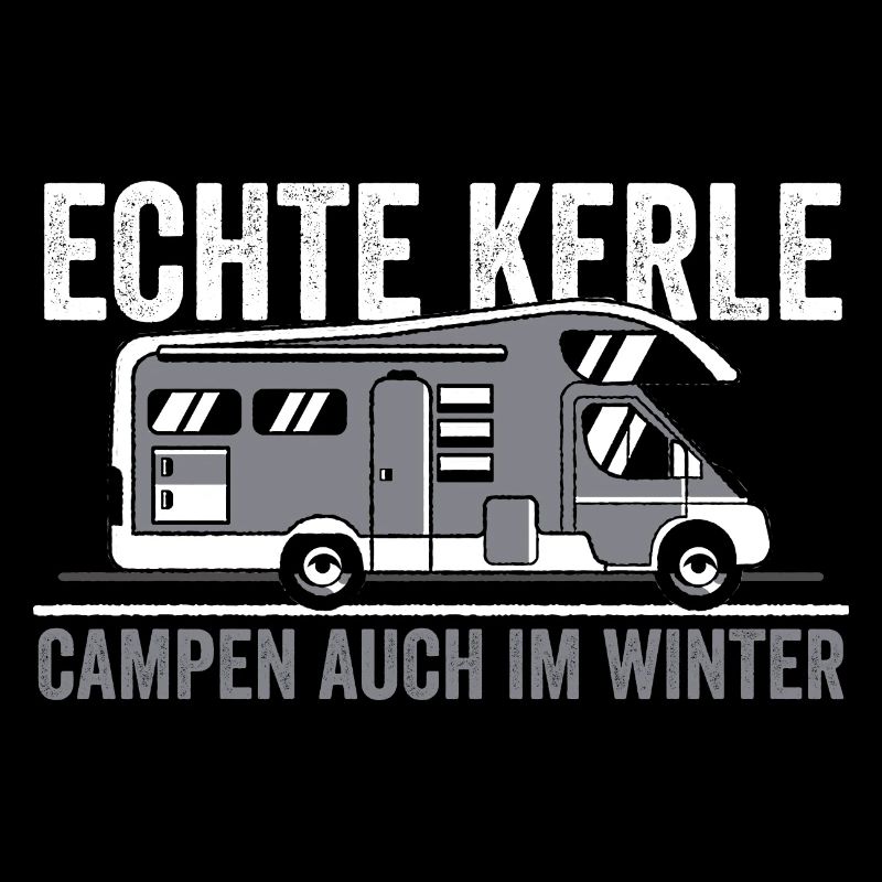Echte Kerle Campen auch im Winter