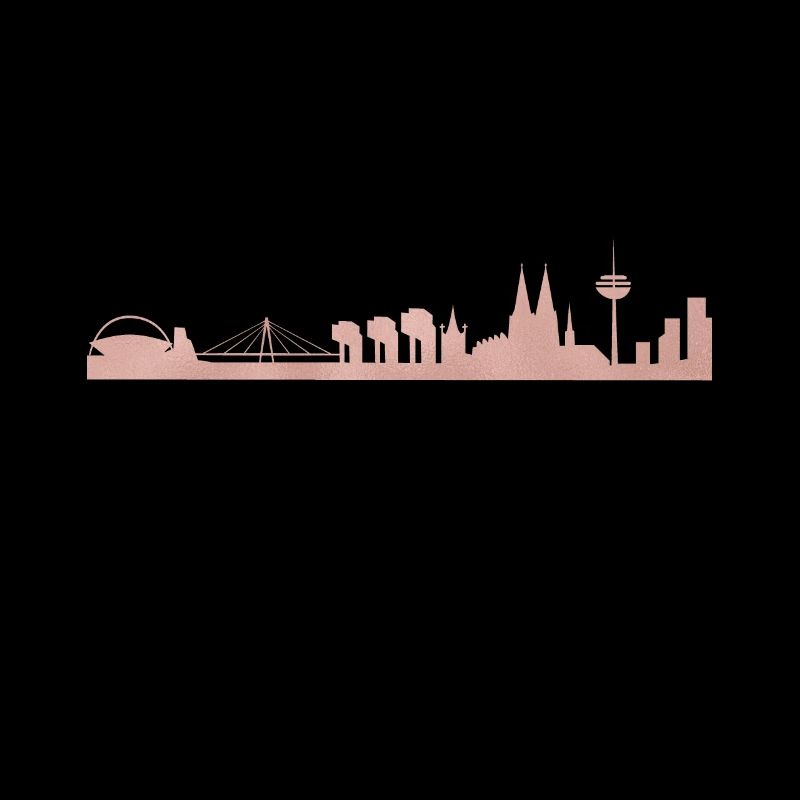 Köln Skyline Domstadt Krahnhäuser Geschenk