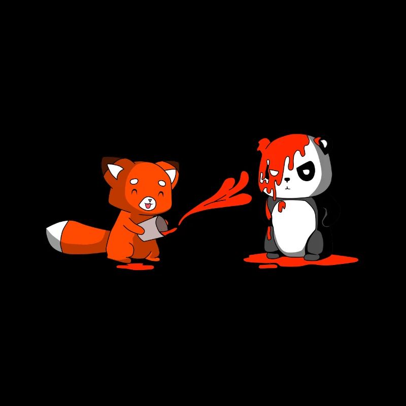 Red Panda Cute Panda bear tee