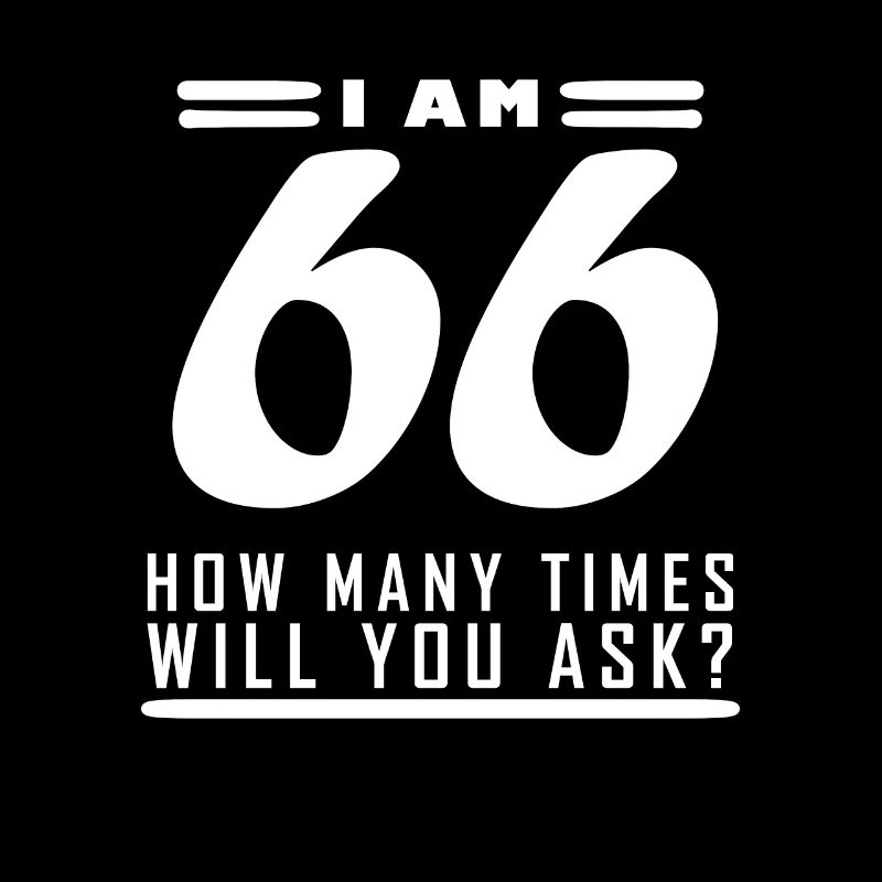 Ich bin 66 – 66. Geburtstag Geschenk