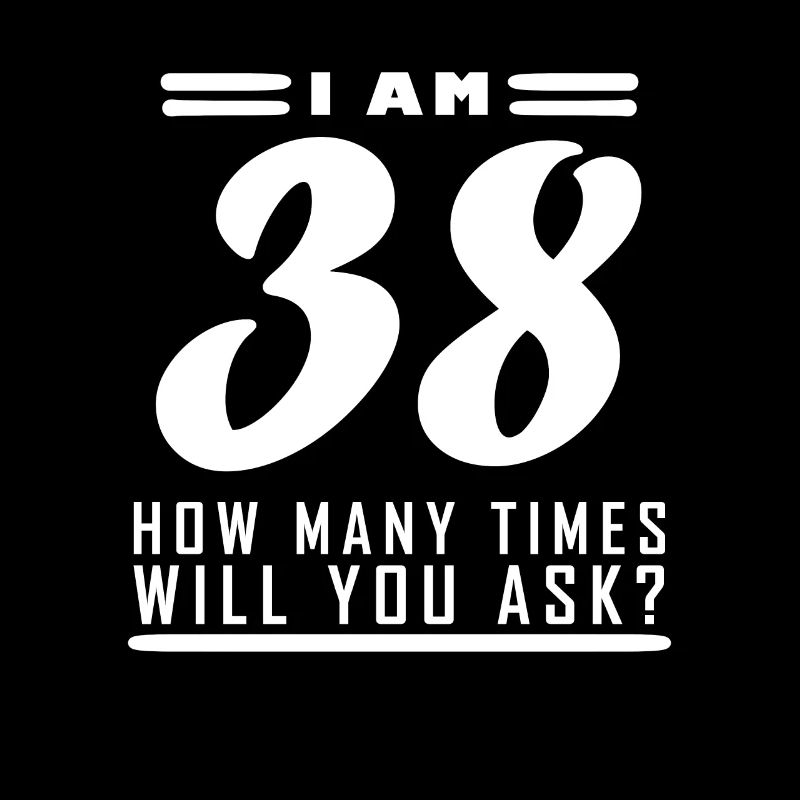 I am 38 – 38th birthday gift
