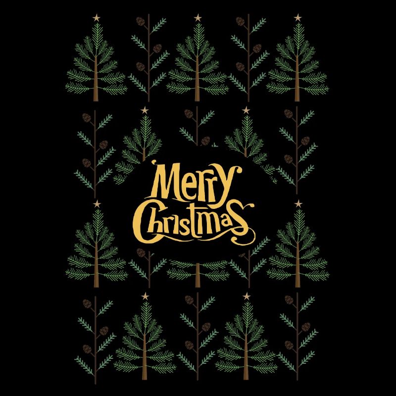 Forêt joyeux noel