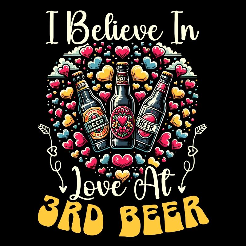 February 14 Valentine's Day Beer Drinker Alcohol